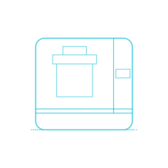 Digital 3D Printers Formlabs Form 3L Line Art Svg Vector, Free Vectors File